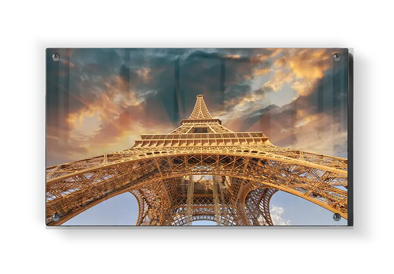 Eiffel Tower Dramatic Sunset View