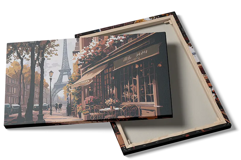Paris Street Cafe View
