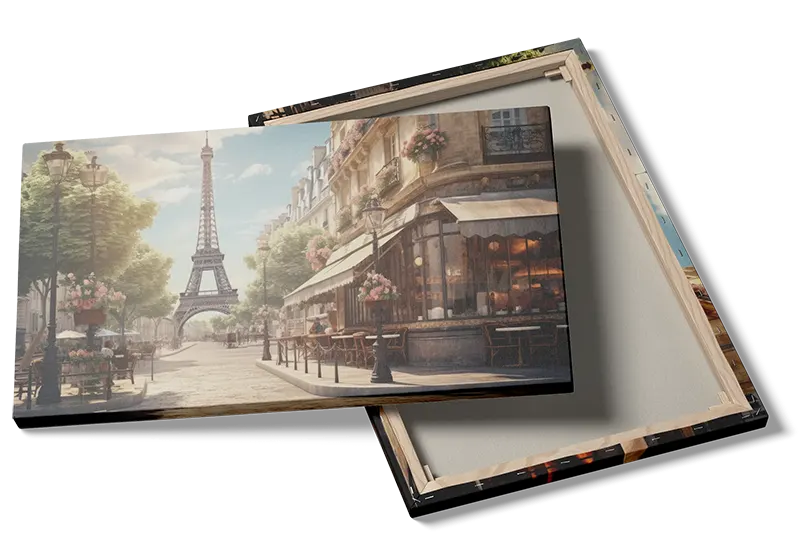 Paris Street Cafe Scene