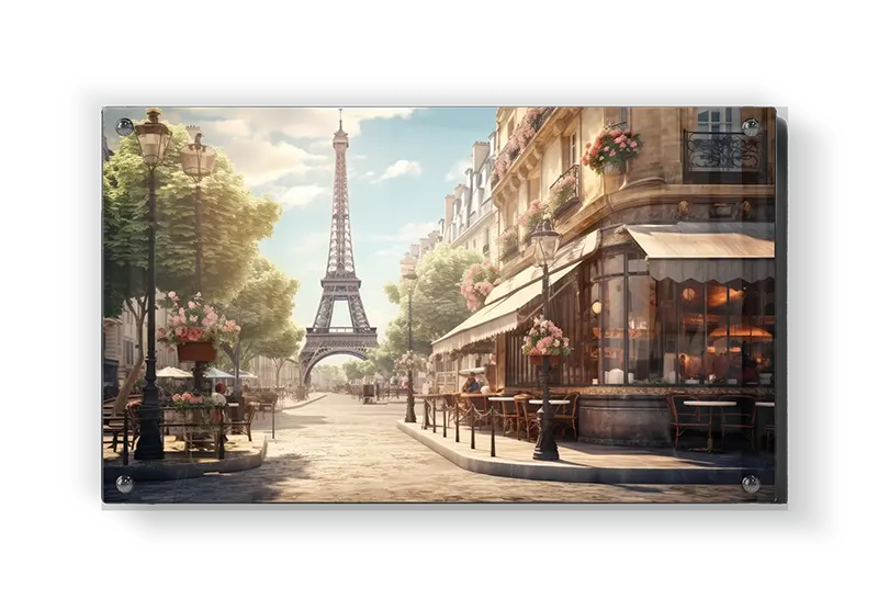 Paris Street Cafe Scene