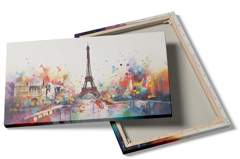 Farverig Paris By Skyline