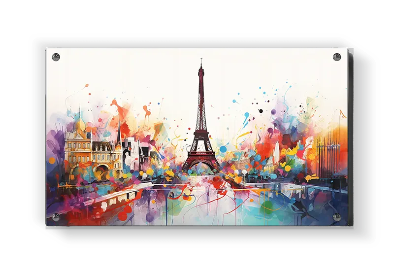 Farverig Paris By Skyline
