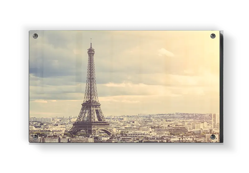 Eiffel Tower Cityscape Sunset