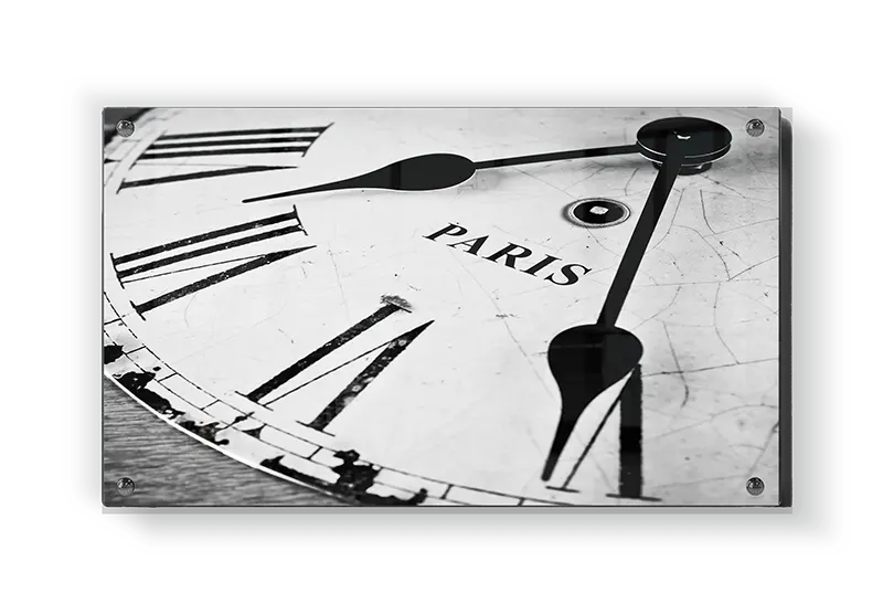 Vintage Paris Clock Detail