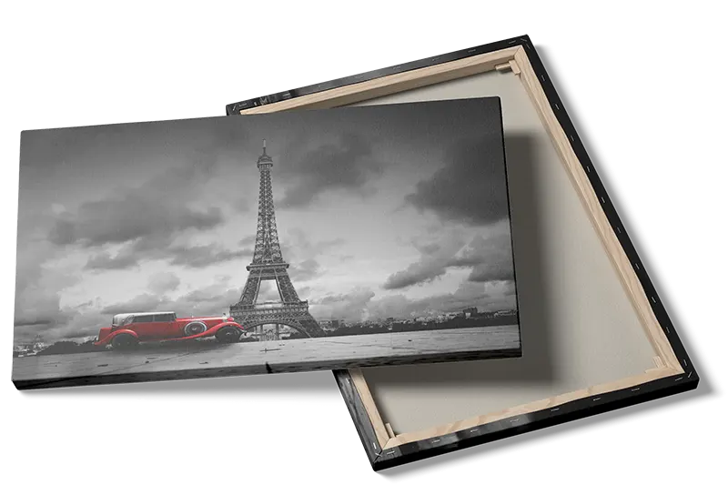 Classic Car Eiffel Tower Paris