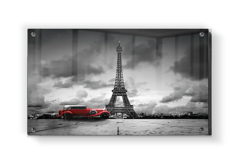 Classic Car Eiffel Tower Paris