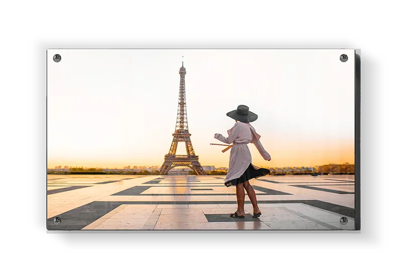 Woman Dancing Near Eiffel Tower