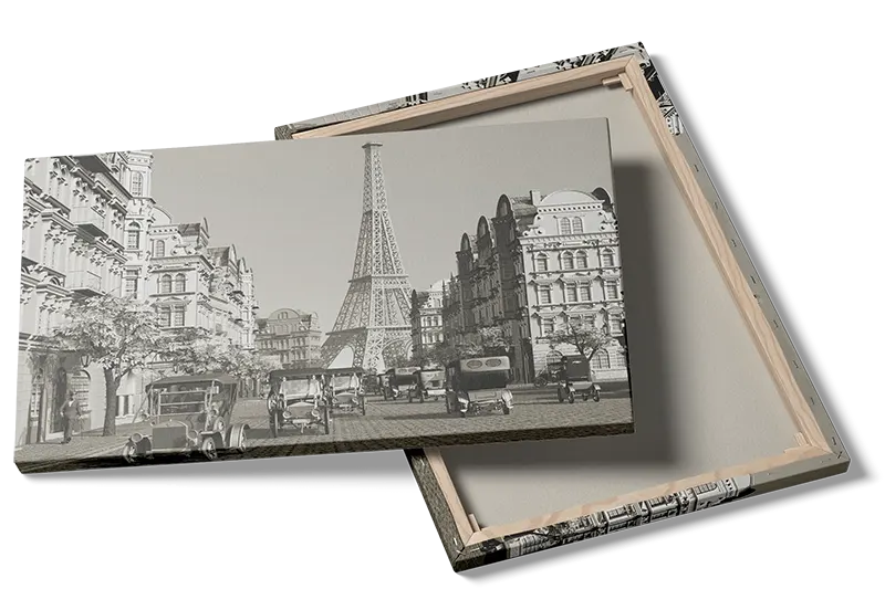 Vintage Paris Street Scene