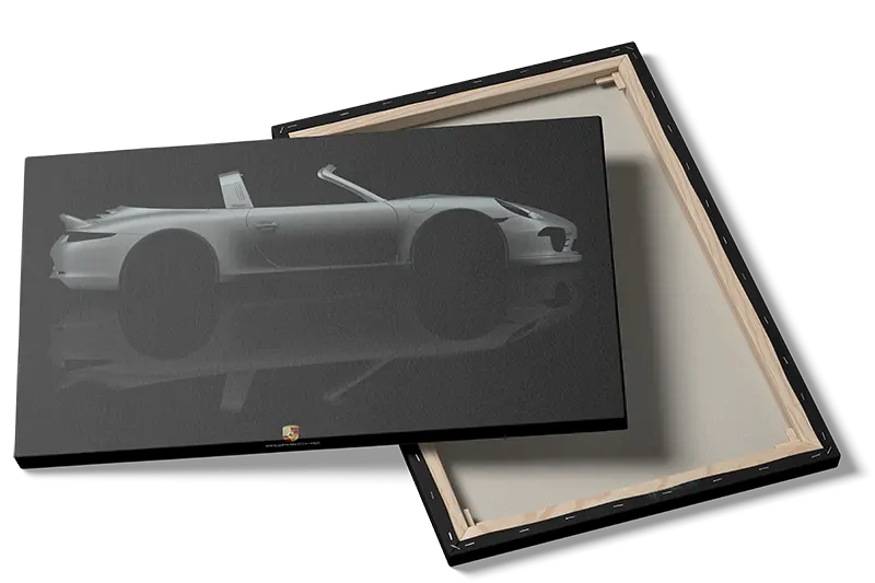 Porsche 911 Silhuet Plakat