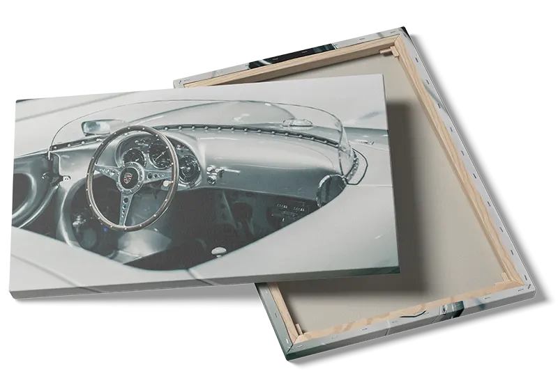 Klassisk Porsche Vintage Interiør