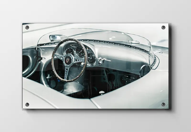 Klassisk Porsche Vintage Interiør