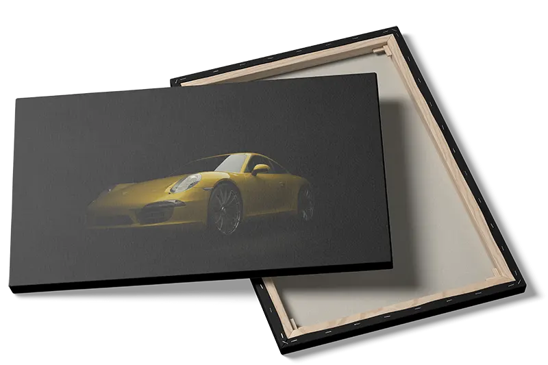 Gylden Porsche Coupé