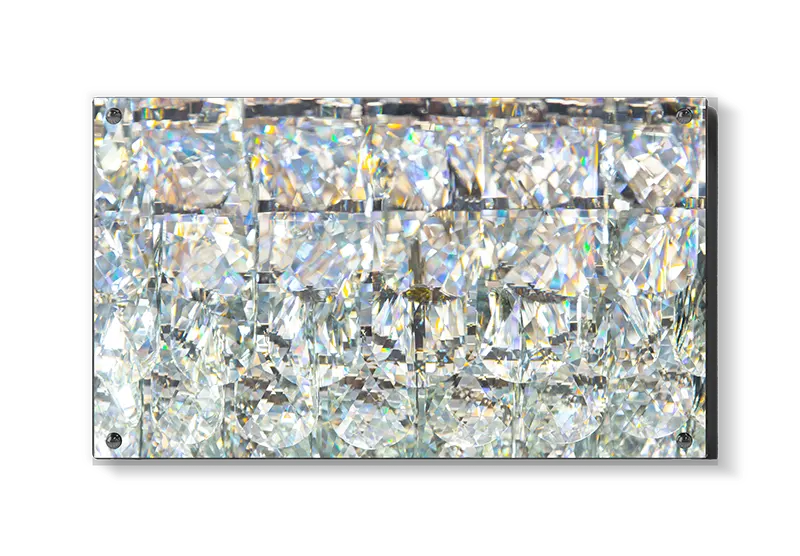 Grafisk Prismeglas i Kobberramme