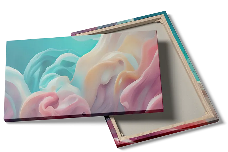 Pastelfarvede Skyformationer i Bevægelse