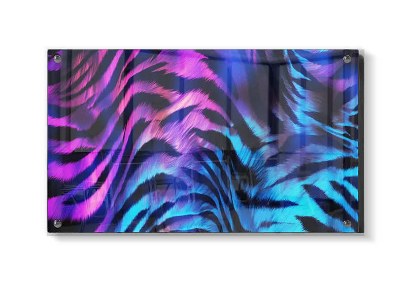 Neon Zebra Striber i Lilla