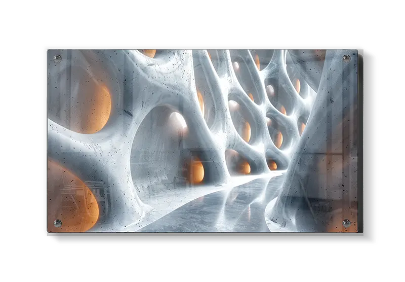 Organisk Futuristisk Tunnel Interiør