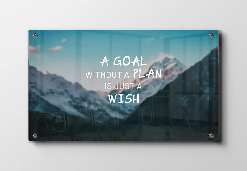 Mål og Plan Motivationsplakat
