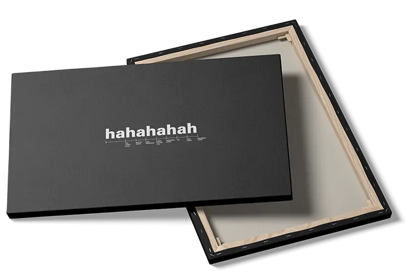 Humoristisk Latter Plakat