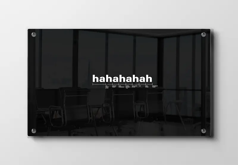 Humoristisk Latter Plakat