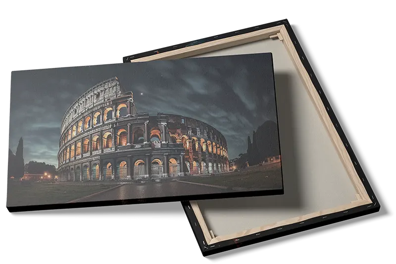 Colosseum At Night Light