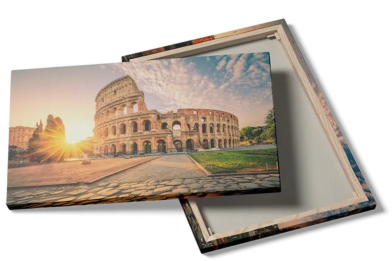 Sunset Over Ancient Roman Amphitheater