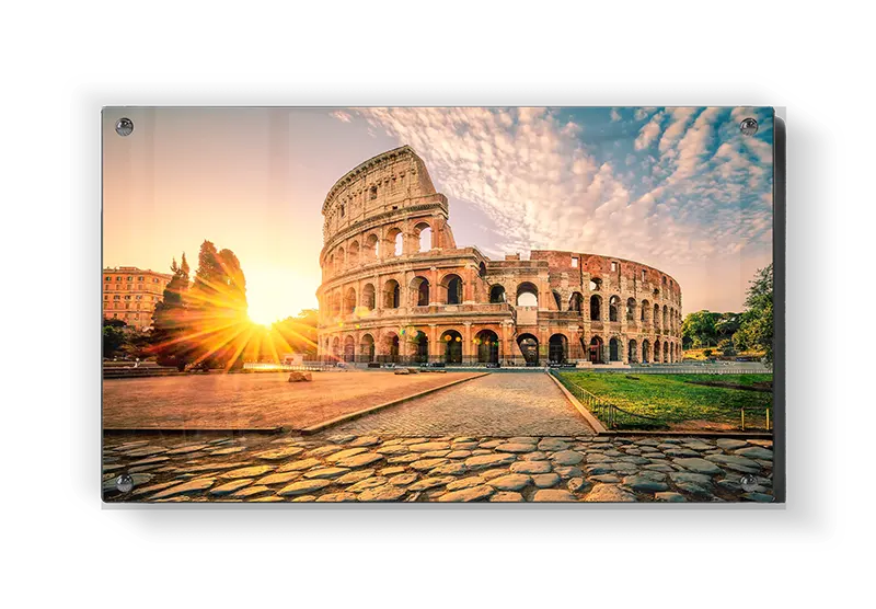 Sunset Over Ancient Roman Amphitheater