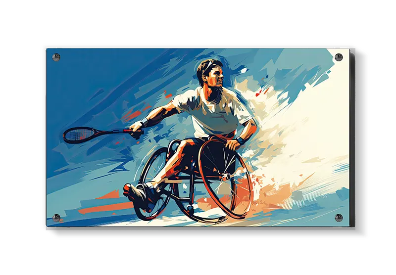 Dynamisk Tennisdrøm i Fart