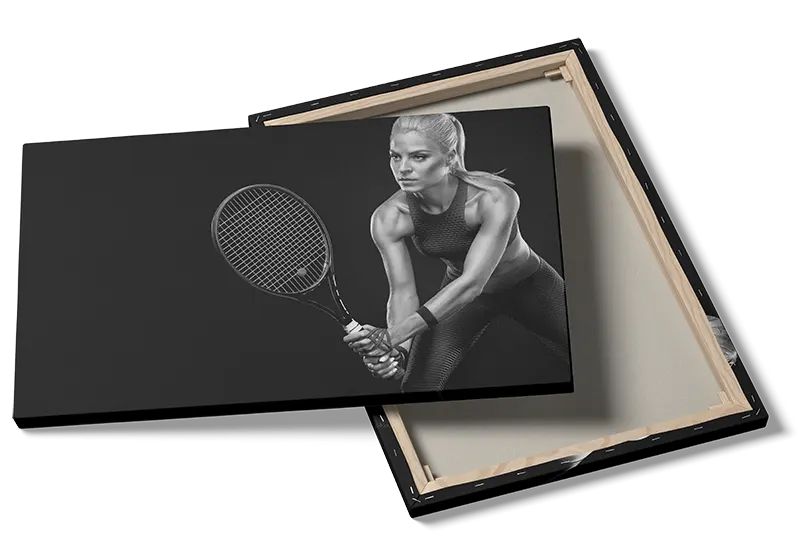 Tennisdrømme i Sort-Hvid Action
