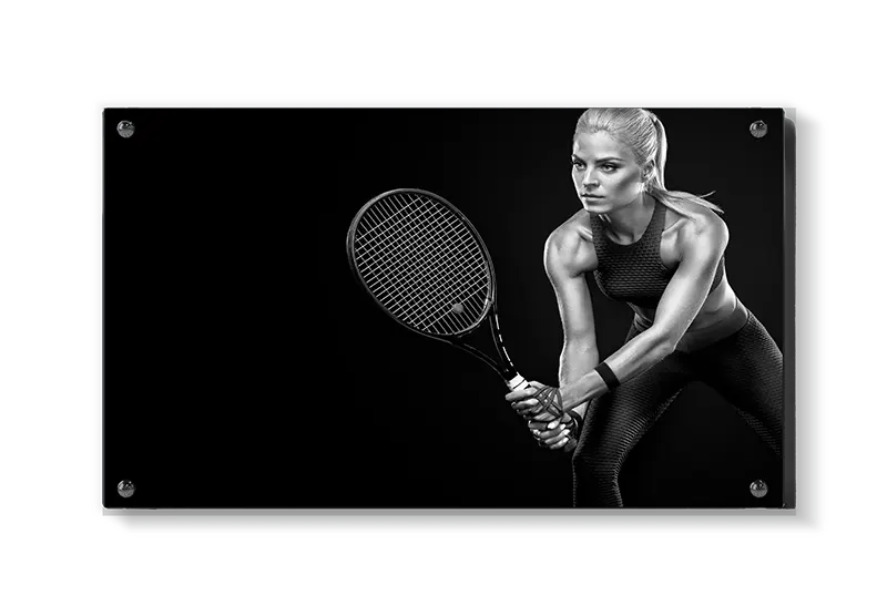 Tennisdrømme i Sort-Hvid Action
