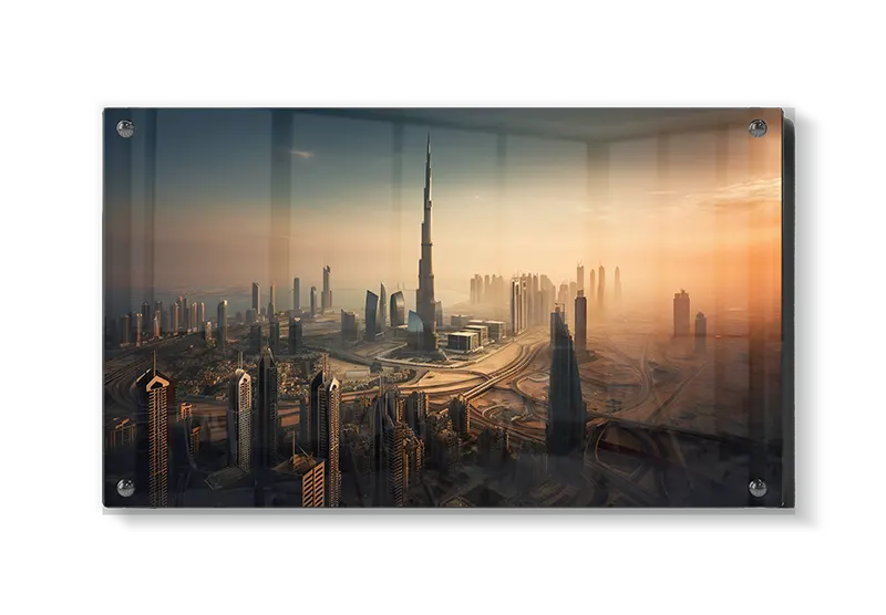 Burj Khalifa Over Dubai