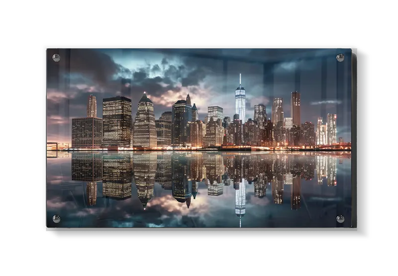 Manhattan Skyline med Spejling