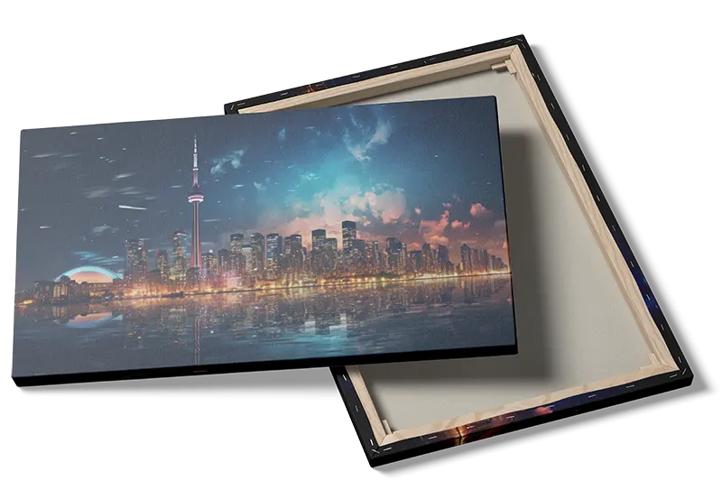 Toronto Skyline ved Nattevand