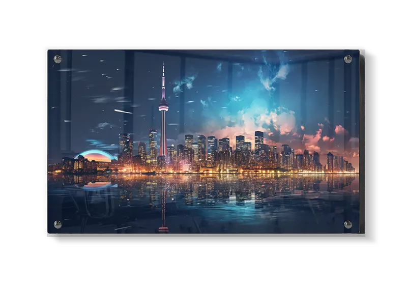 Toronto Skyline ved Nattevand