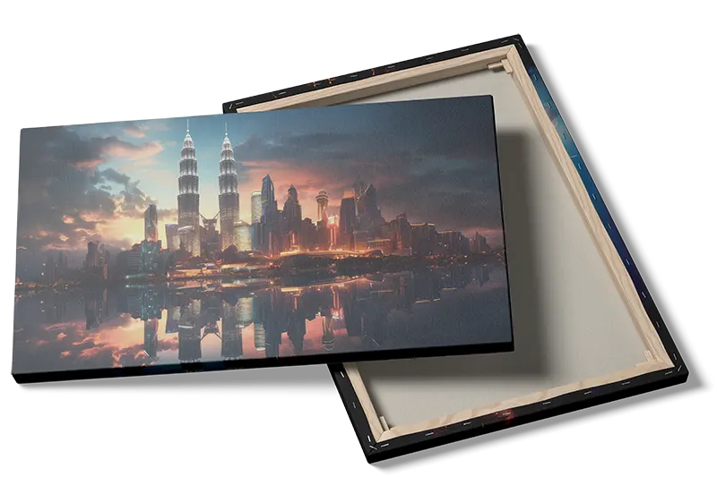 Kuala Lumpur Skyline ved Skumring