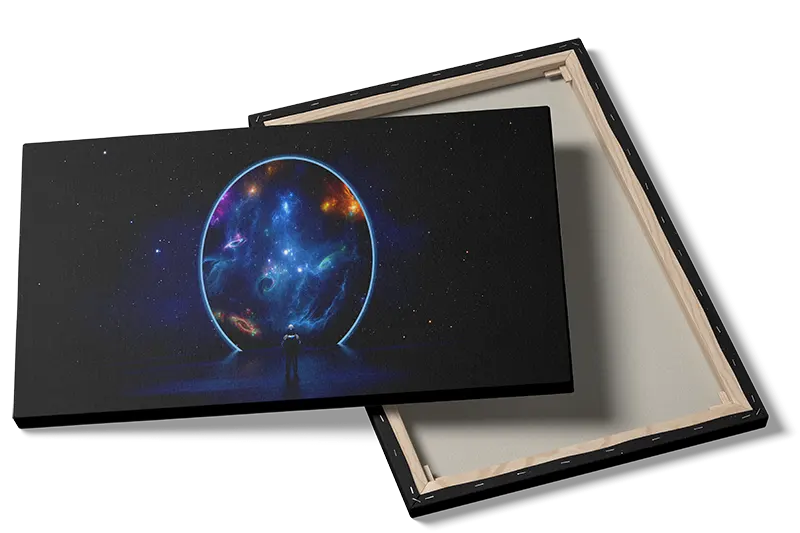 Astronaut Foran Kosmisk Portal