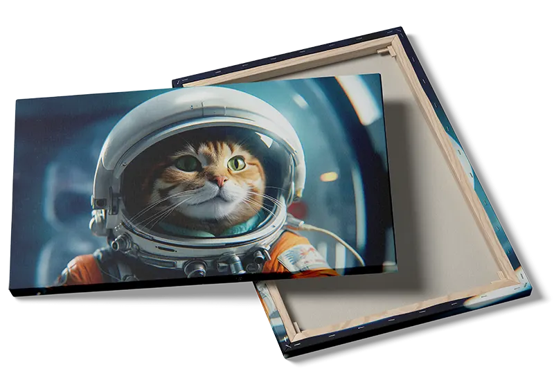 Kat i Astronaut Hjelm