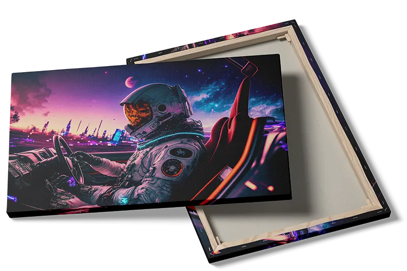 Astronaut i Neon Cabriolet