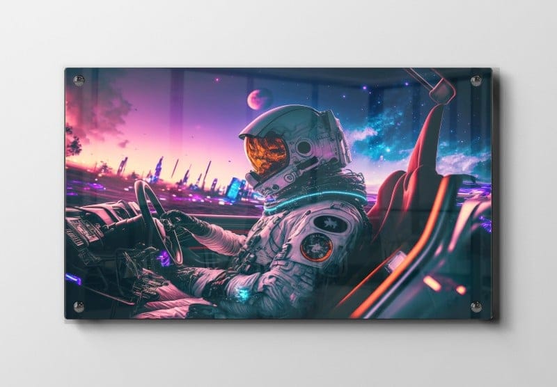 Astronaut i Neon Cabriolet