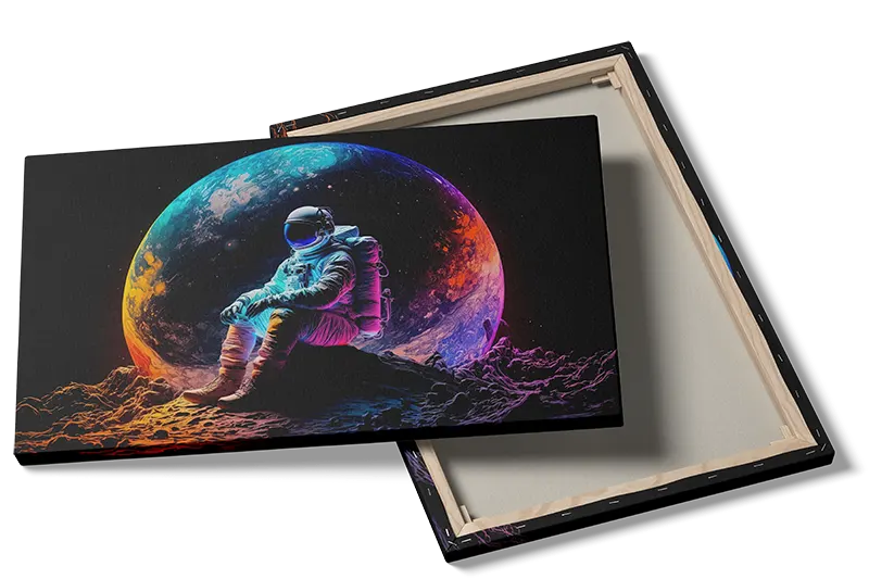 Grafisk Astronaut ved Neonplanet