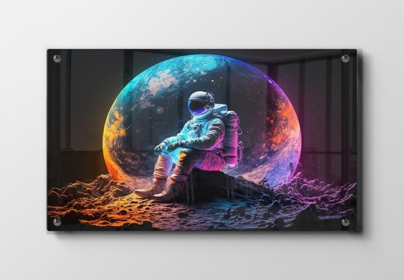 Grafisk Astronaut ved Neonplanet