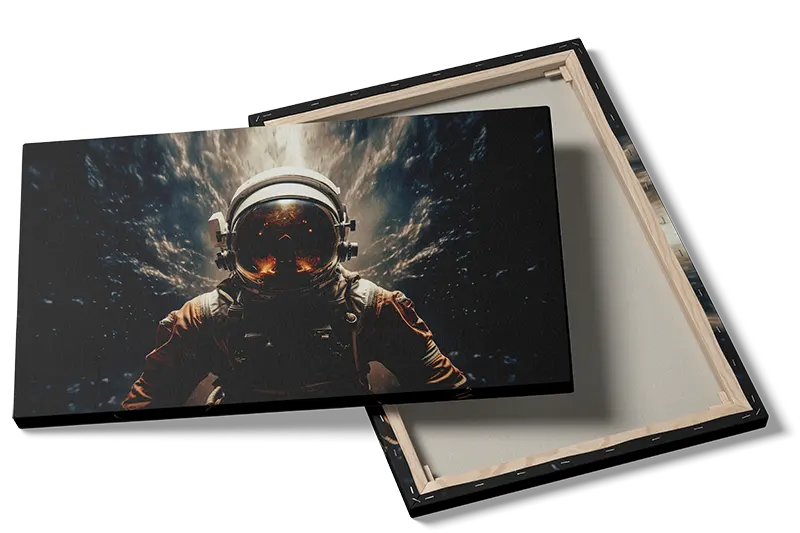 Astronaut i Kosmisk Stormlys