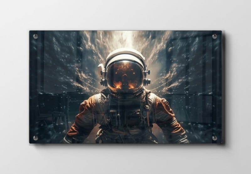 Astronaut i Kosmisk Stormlys