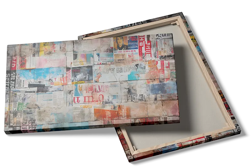 Urban Collage med Avistryk