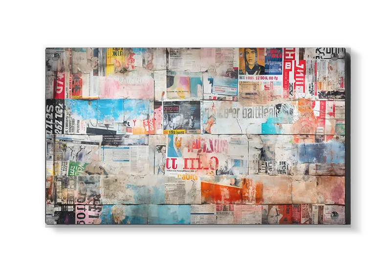 Urban Collage med Avistryk