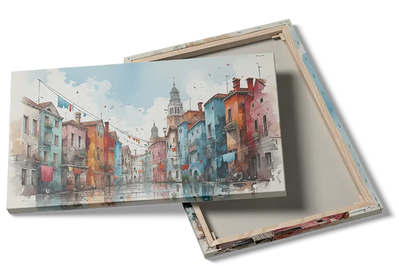 Colorful Venice Street View