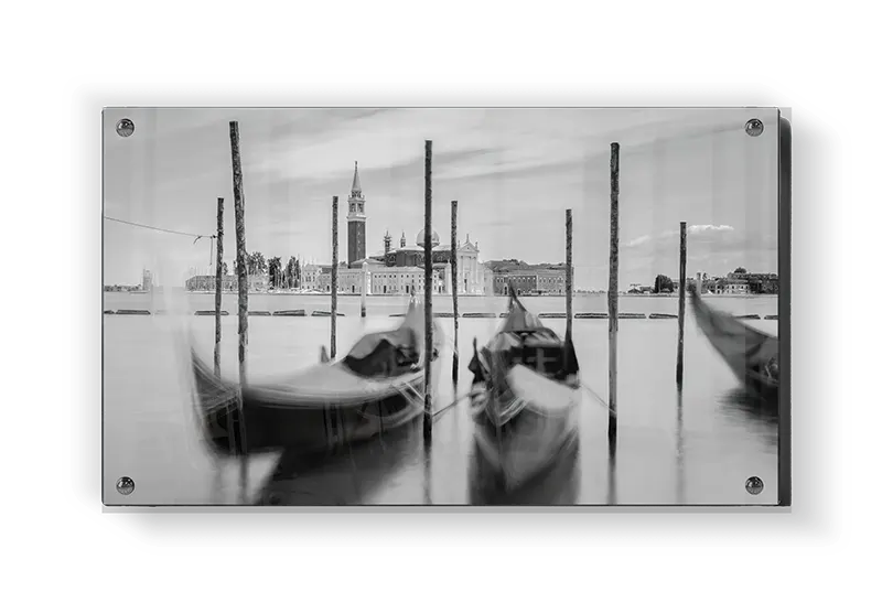 Venice Gondolas By Waterfront
