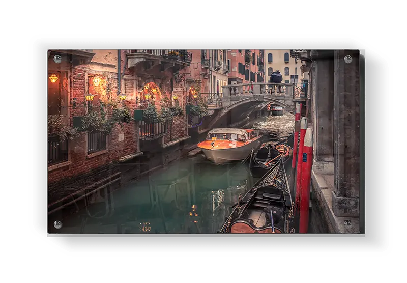 Romantic Venice Canal Evening