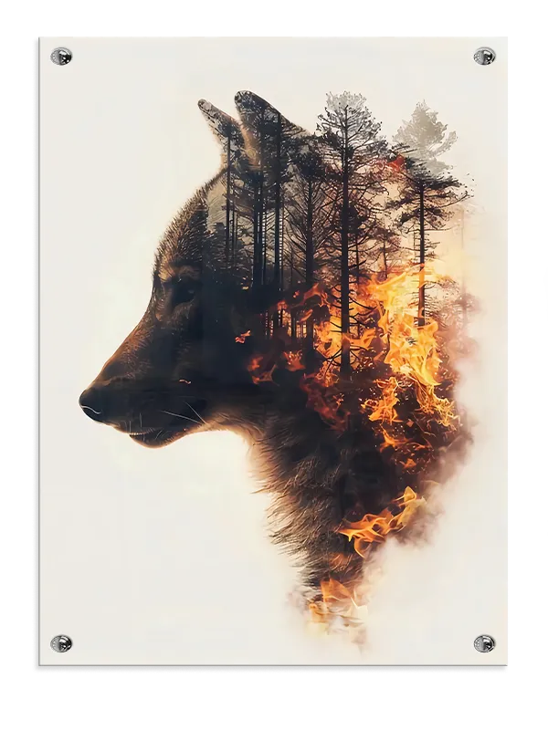 Wolf Fire Plakat