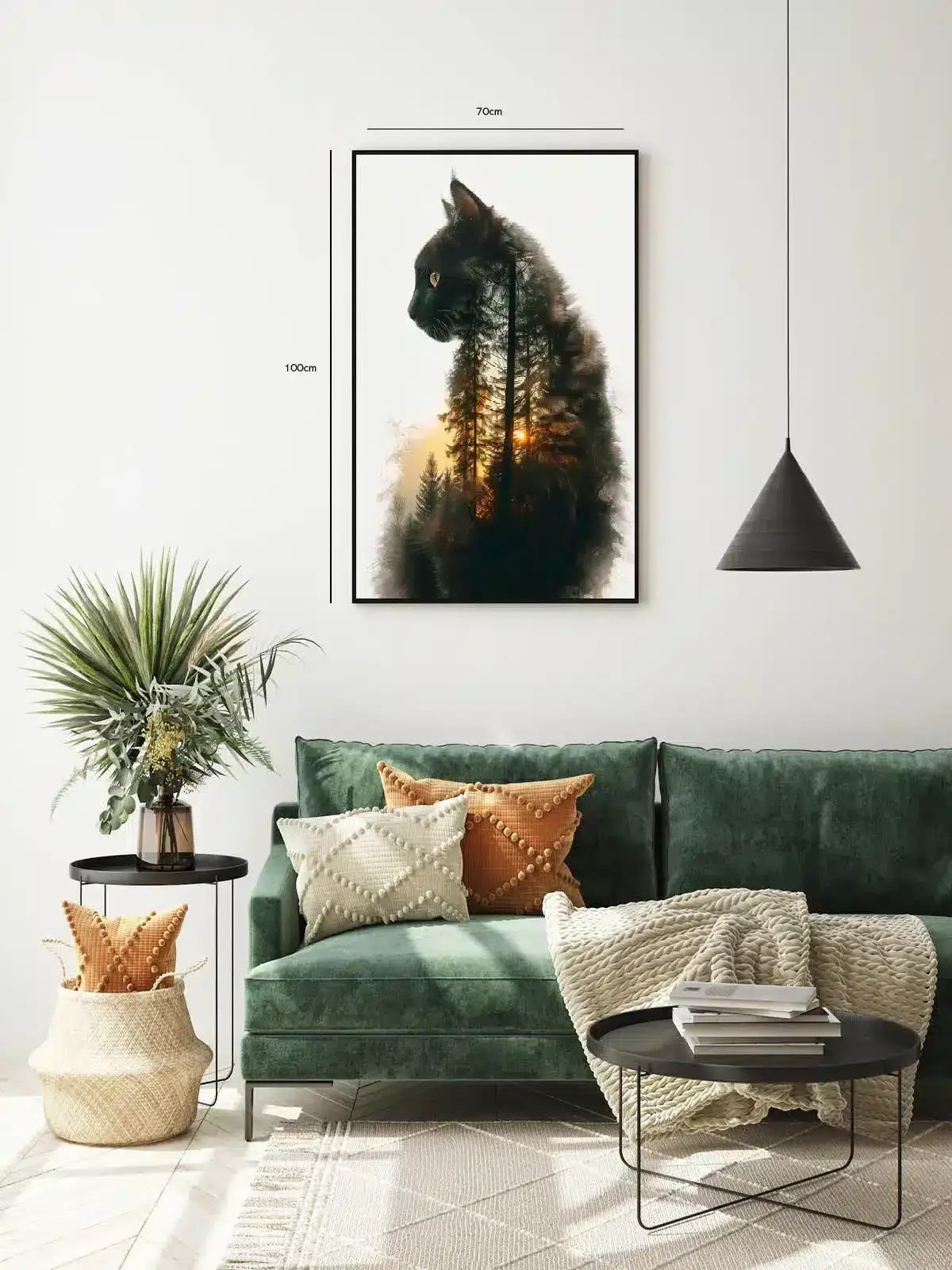 Black Cat Silhouette Plakat