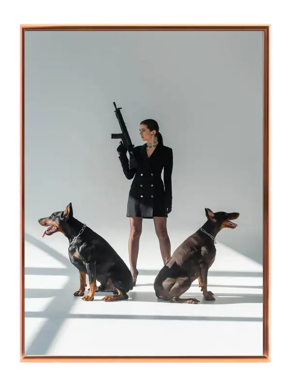 Modig Dominans Kontrast Plakat